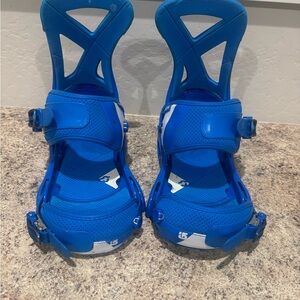 Burton Custom Snowboard Bindings Men’s Medium Blue